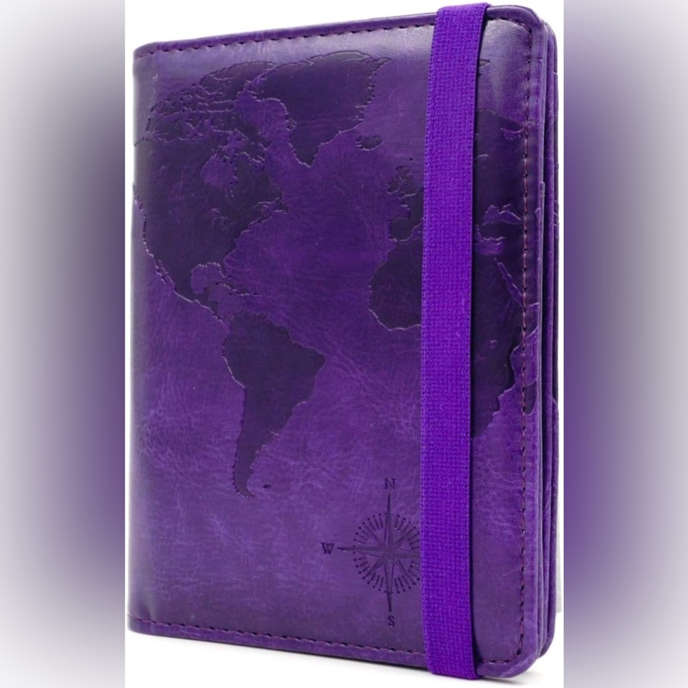 NWOT Purple RFID Blocking Passport Holder💜✈️